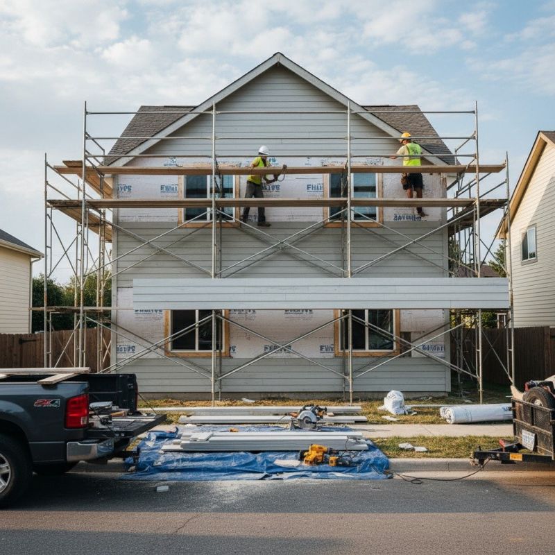 Hardwood Siding Installation